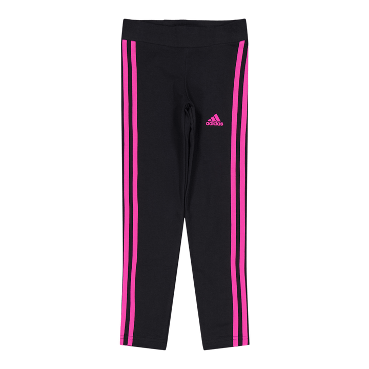 Leggings Essentials a 3 strisce in cotone nero