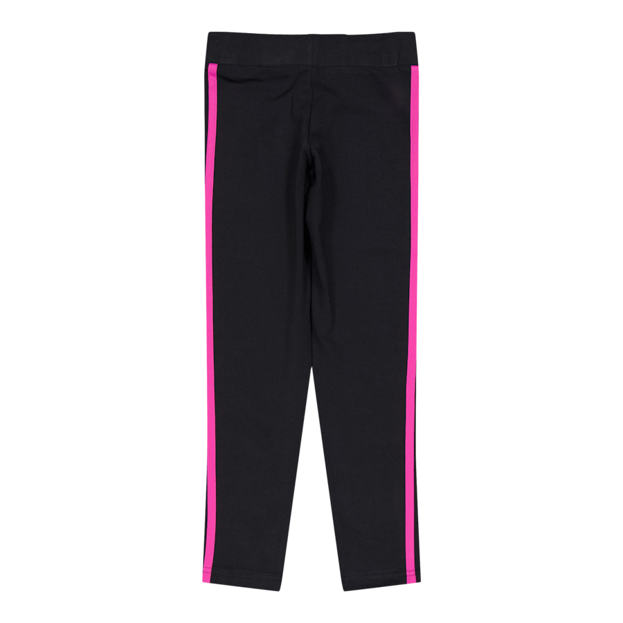 Leggings Essentials a 3 strisce in cotone nero