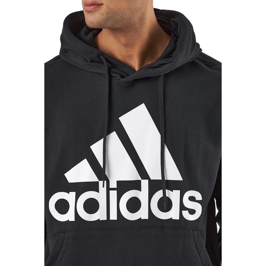 Felpa con cappuccio Essentials French Terry Big Logo Nero