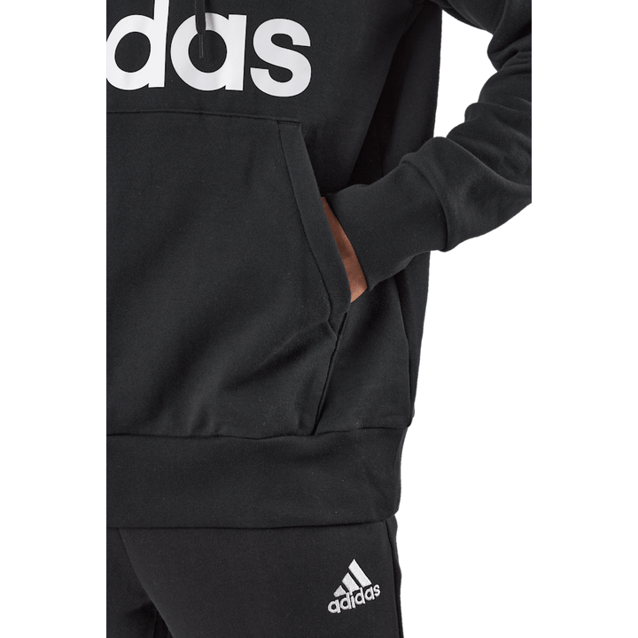Felpa con cappuccio Essentials French Terry Big Logo Nero
