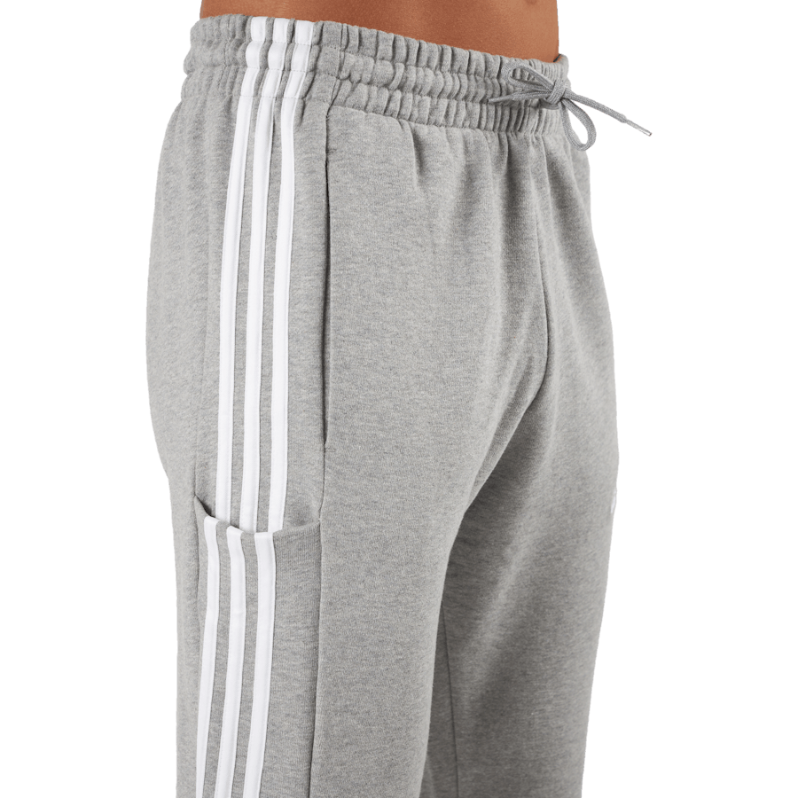 Essentials French Terry Tapered Cuff 3-Stripes Joggers Medium Grey Heather