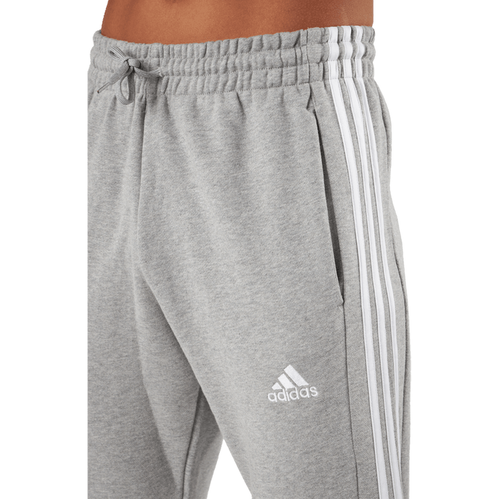 Essentials French Terry Tapered Cuff 3-Stripes Joggers Medium Grey Heather