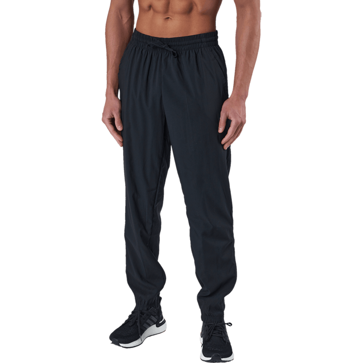 AEROREADY Essentials Stanford Polsini elastici con logo piccolo Joggers nero