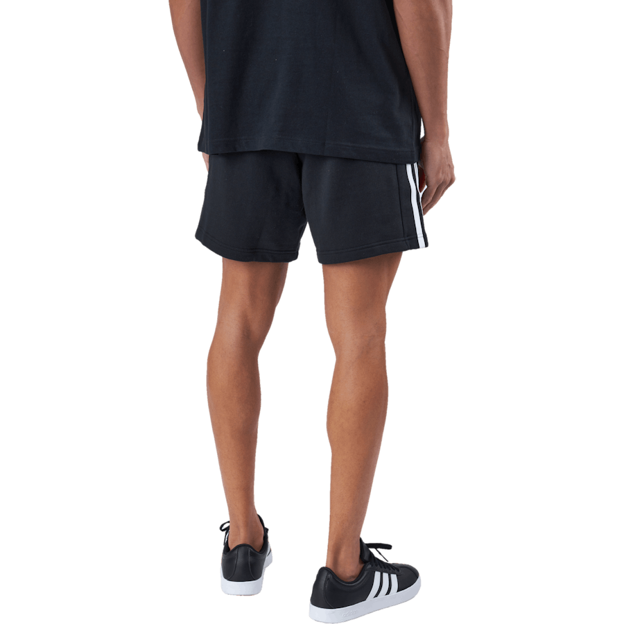 Essentials French Terry 3-Stripes Shorts Black