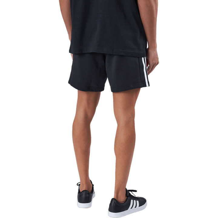 Essentials French Terry 3-Stripes Shorts Black