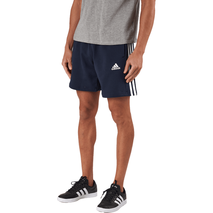 Essentials French Terry 3-Stripes Shorts Legend Ink