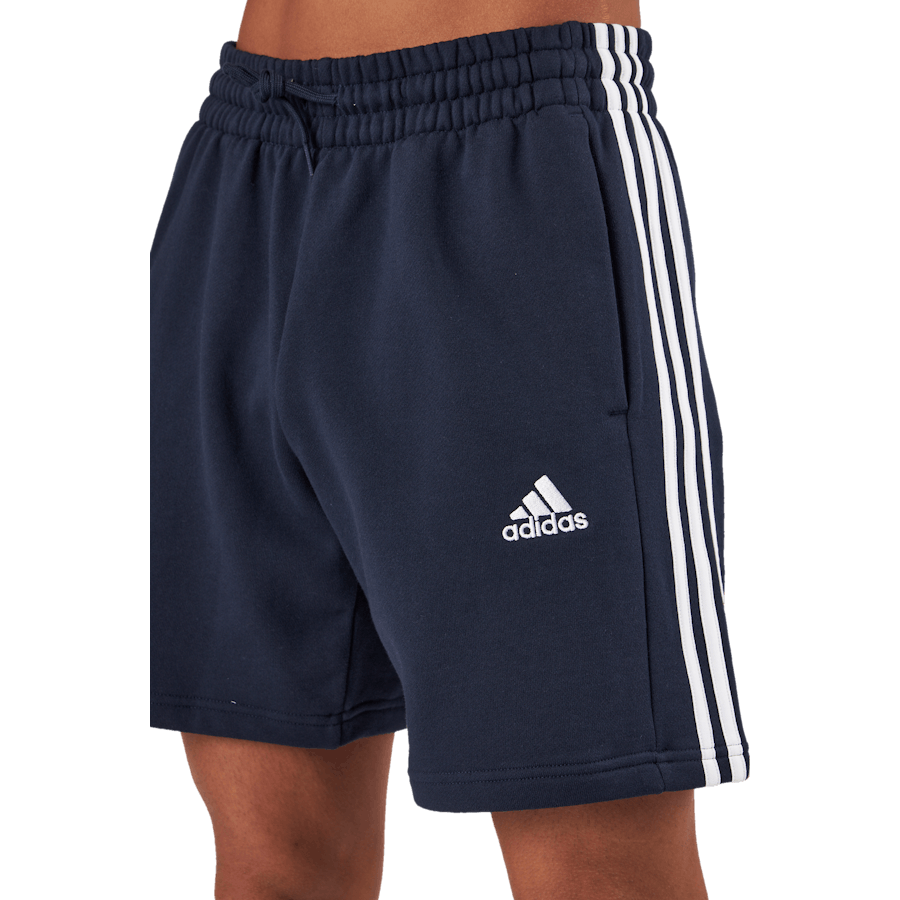 Essentials French Terry 3-Stripes Shorts Legend Ink