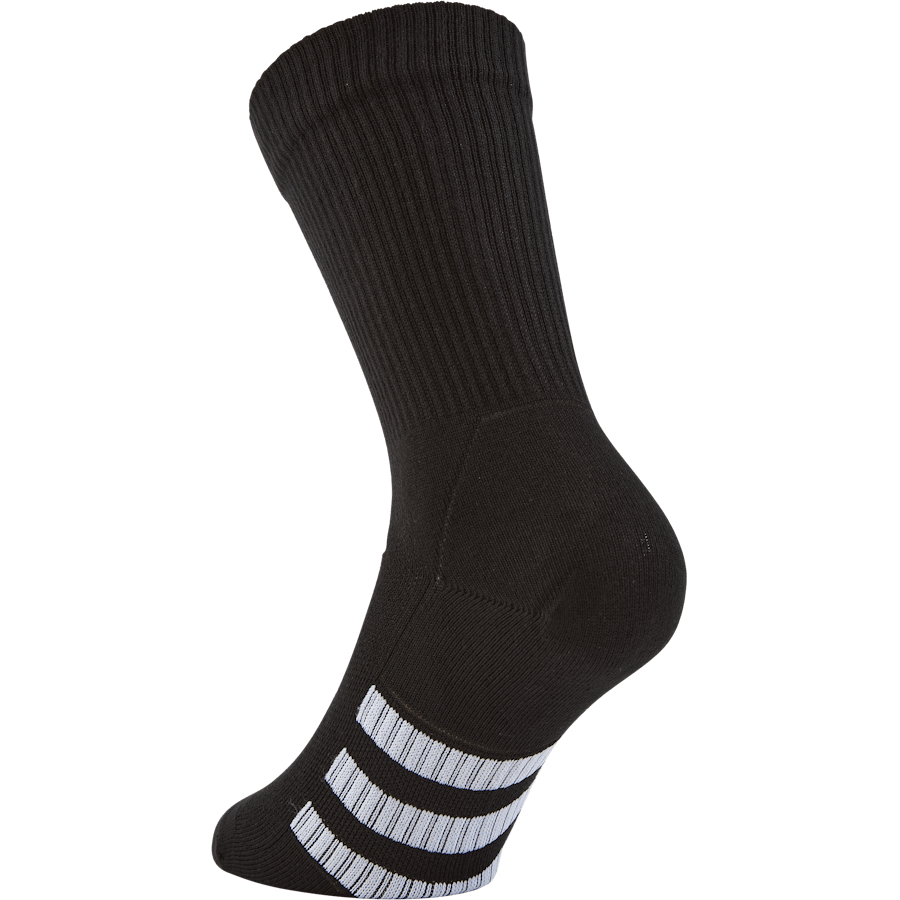 Performance Light Crew Socks 3 Pairs Black