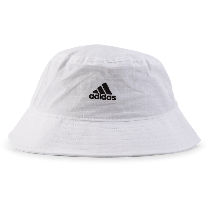 Klasický bavlněný klobouk Bucket Hat White
