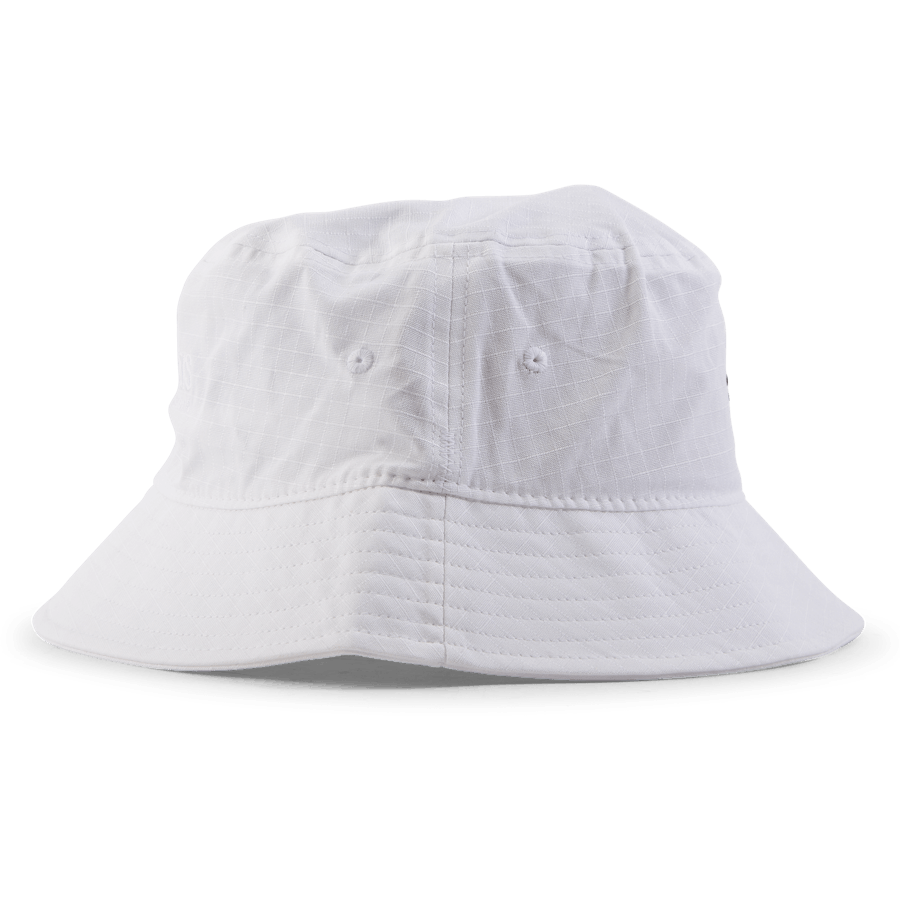 Klasický bavlněný klobouk Bucket Hat White