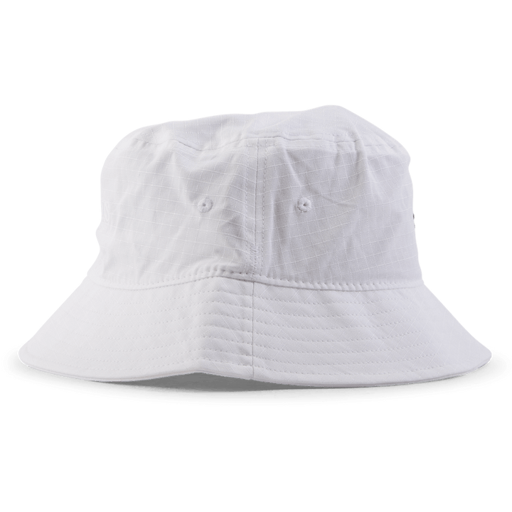 Klasický bavlněný klobouk Bucket Hat White