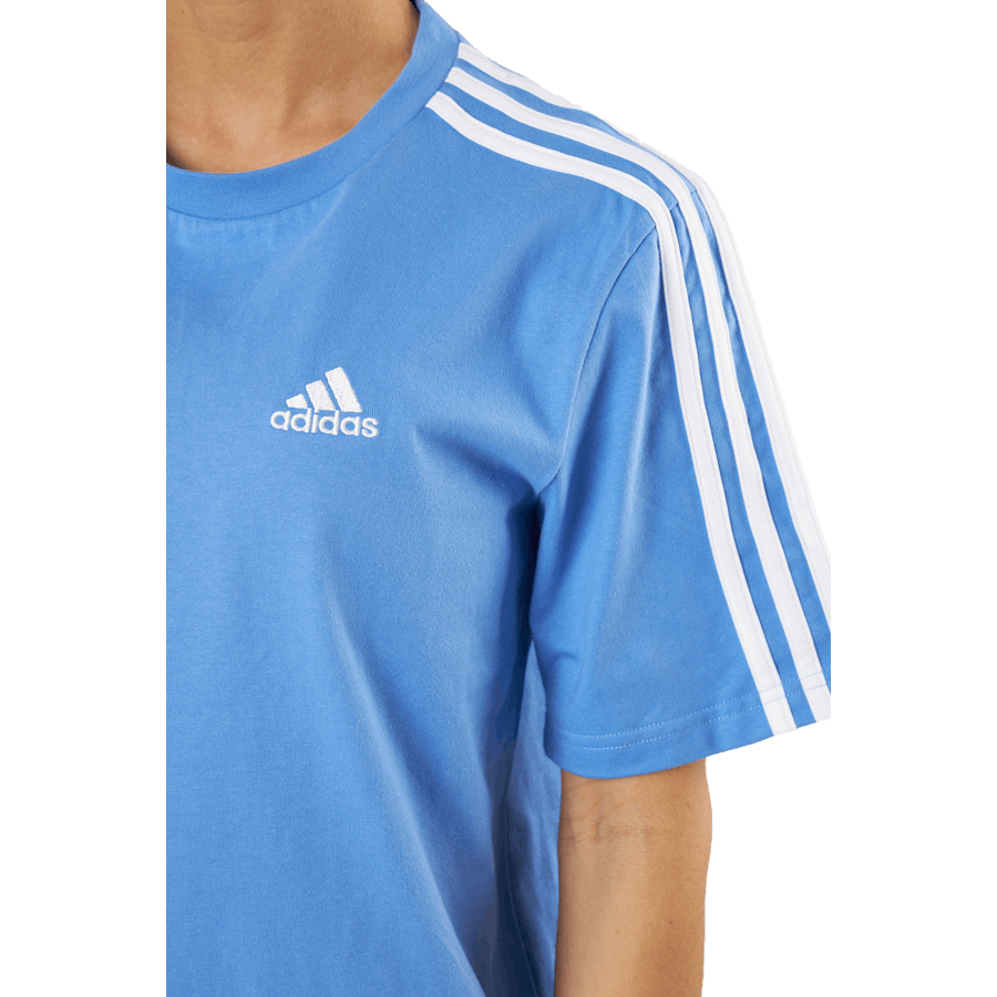 Essentials 3-Stripes Single Jersey Boyfriend Tee Dress Blufus/Bianco