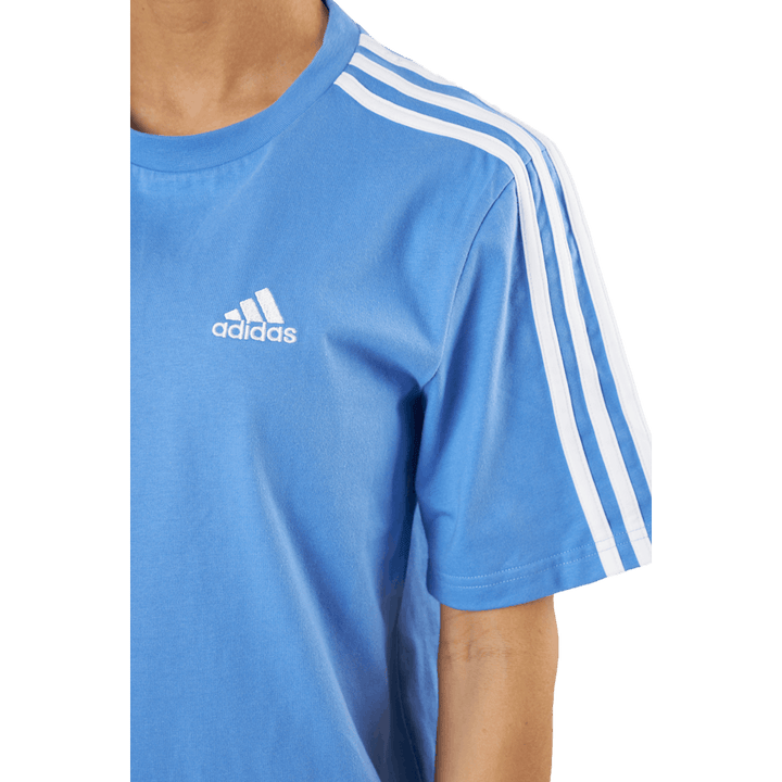 Essentials 3-Stripes Single Jersey Boyfriend Tee Dress Blufus/Bianco