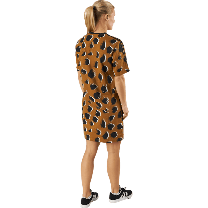 Essentials 3-Stripes Single Jersey Boyfriend Tee Dress Brostr/Multco/Nero