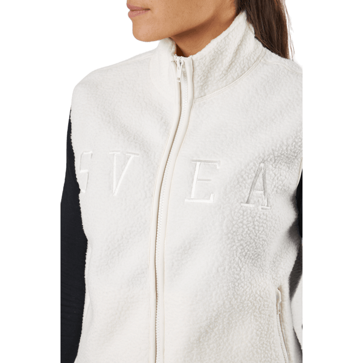 Gilet Teddy Pile Blanc cassé