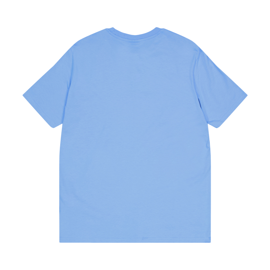 Crewneck T-shirt Azure Blue
