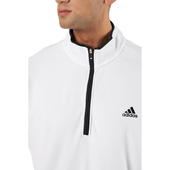 Quarter-Zip Sweatshirt White