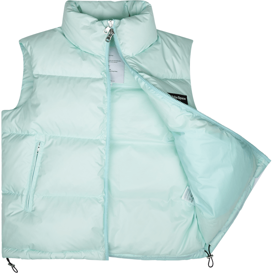 Scott Down Vest Aqua