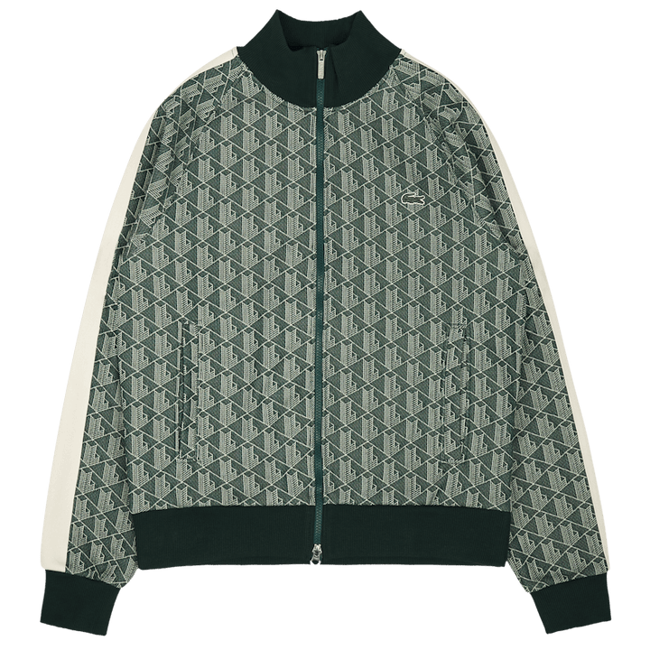 Lacoste Regular Fit Monogram Zip Sweat
