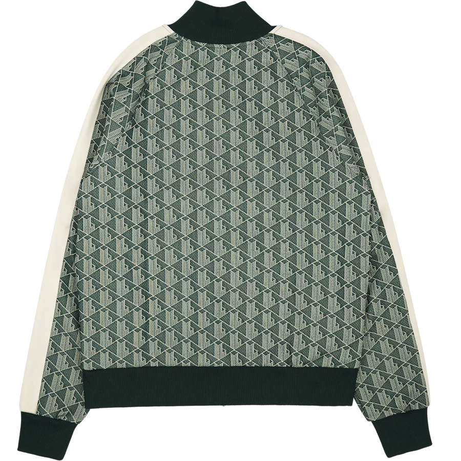 Lacoste Regular Fit Monogram Zip Sweat