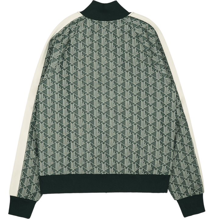 Lacoste Regular Fit Monogram Zip Sweat