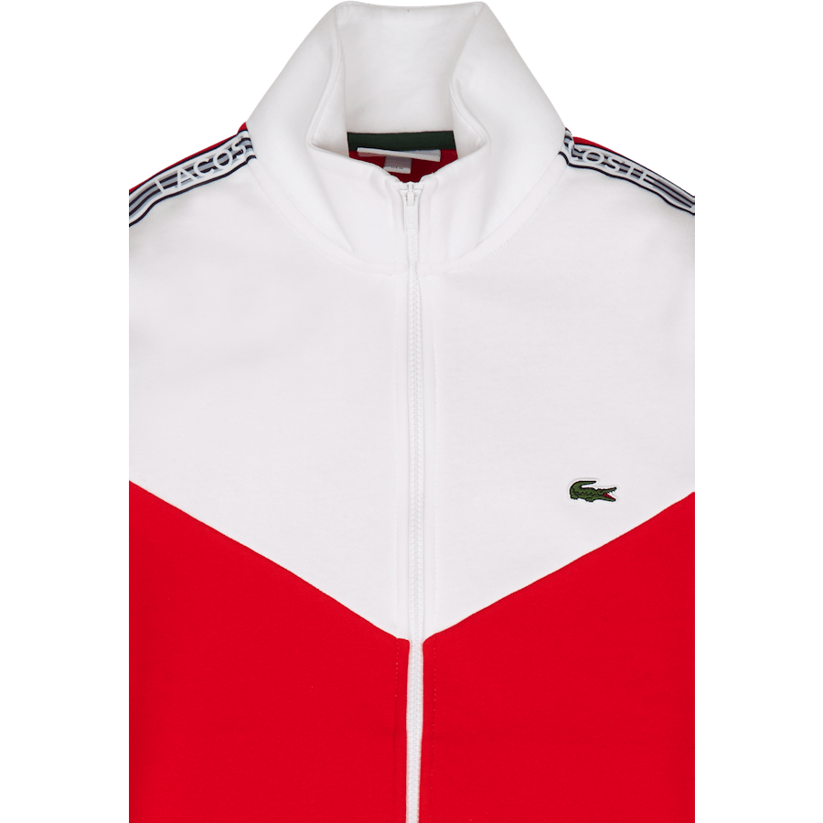 Lacoste Classic Fit Color Block Zip Sw Corrida