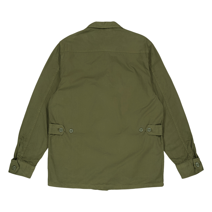 Tropical Jacket Olive Poplin