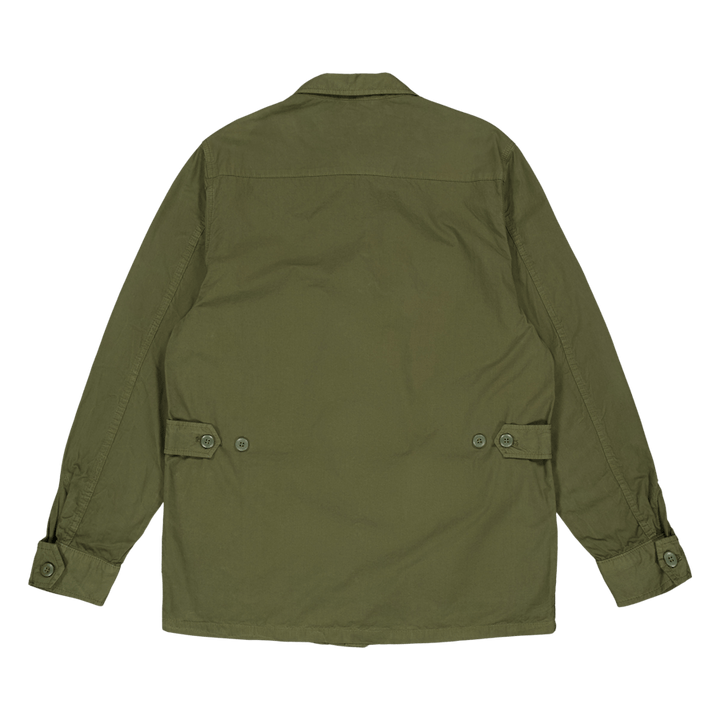 Tropical Jacket Olive Poplin