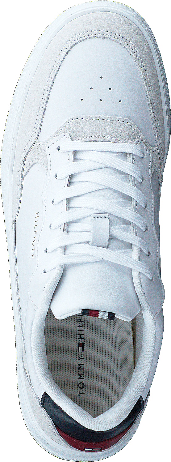 Elevated Cupsole Leather Mix White