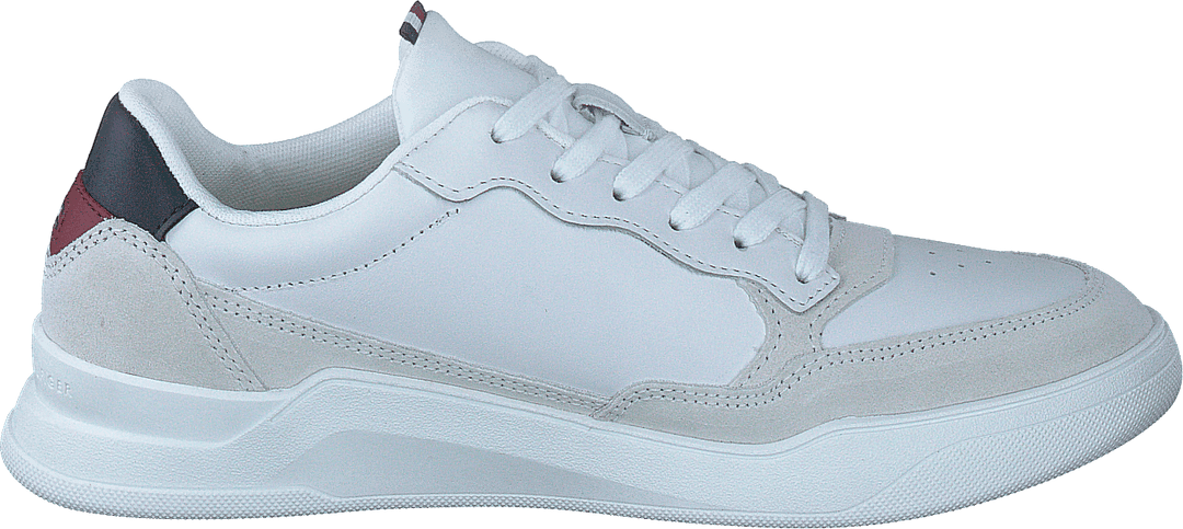 Elevated Cupsole Leather Mix White