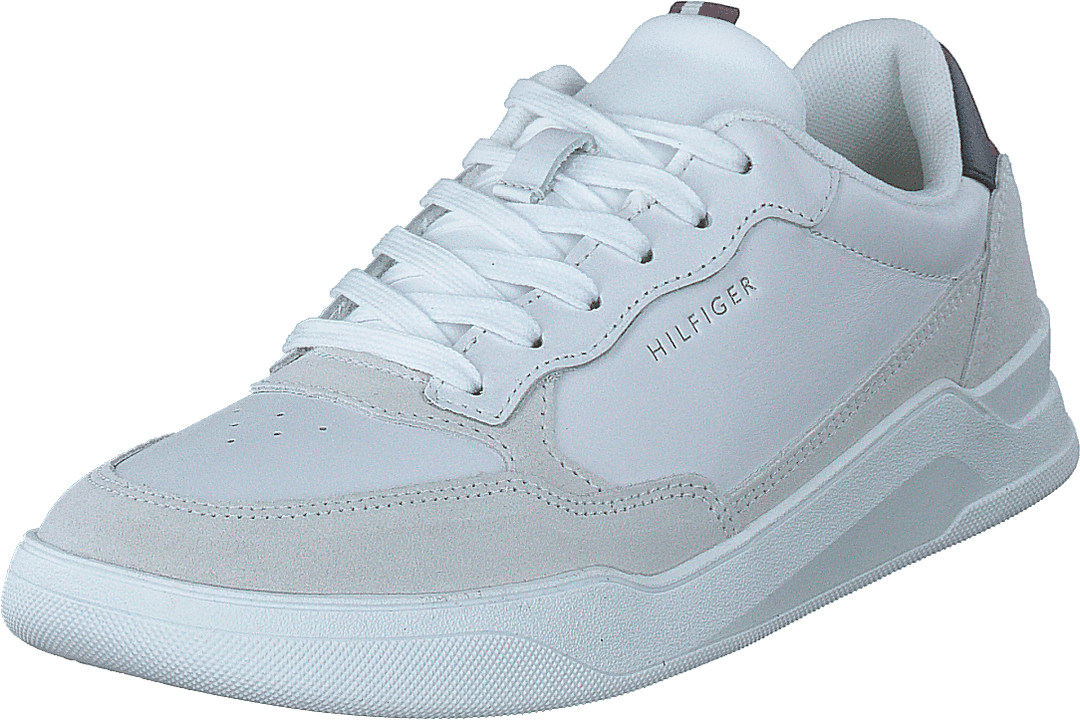 Elevated Cupsole Leather Mix White