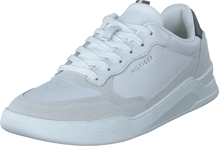 Elevated Cupsole Leather Mix White