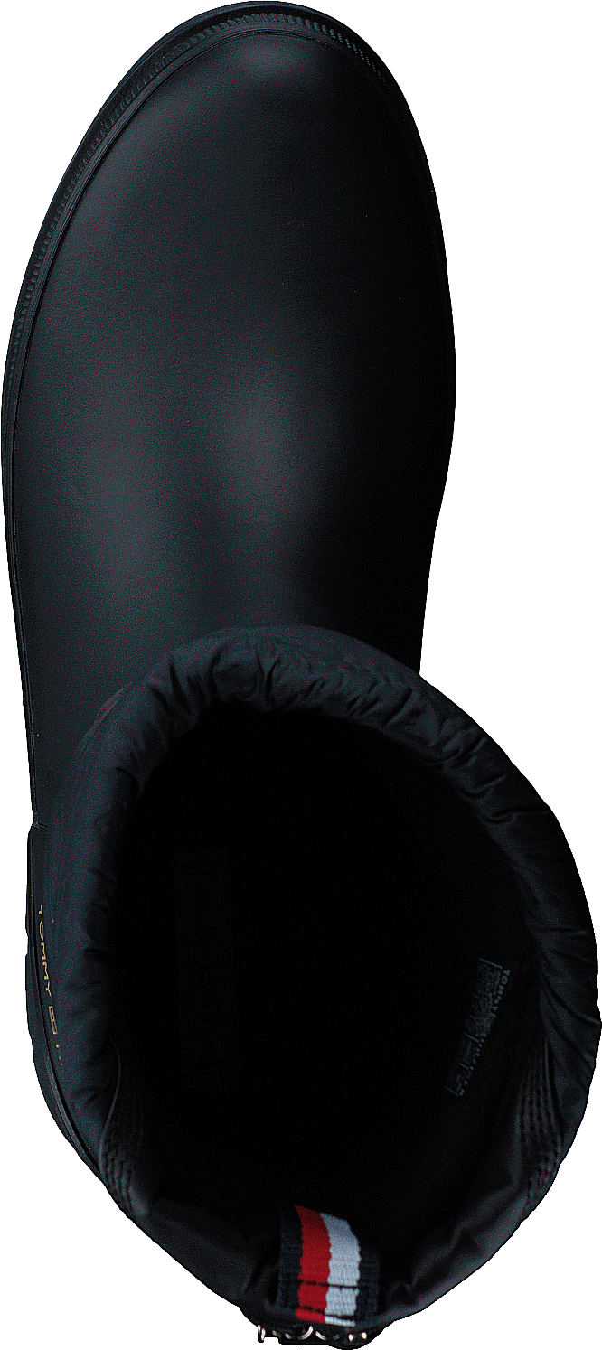 Regenstiefel mit Monogramm Schwarz