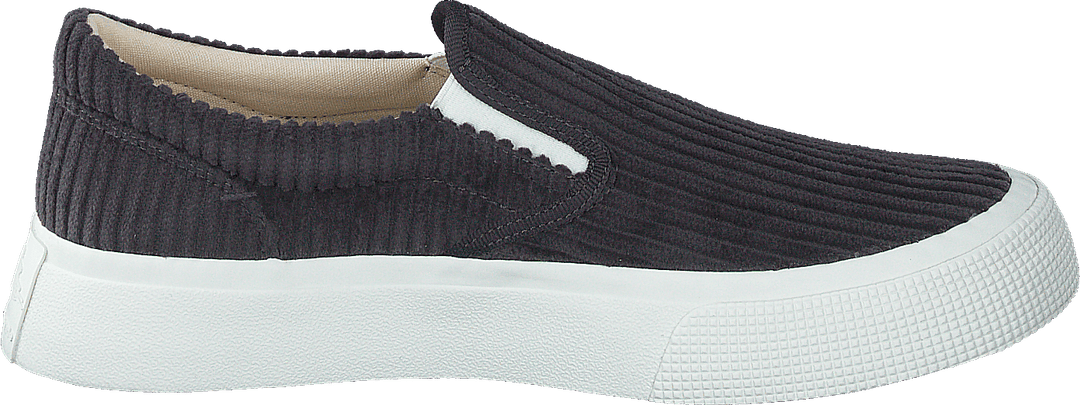 Slipon Kord Grau