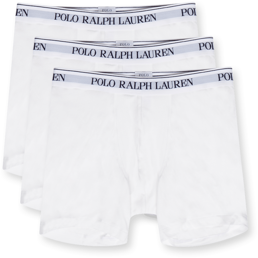 Stretch-Cotton Boxer Brief 3-Pack 3PK White / White / White