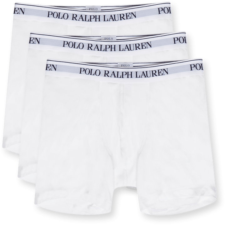 Stretch-Cotton Boxer Brief 3-Pack 3PK White / White / White