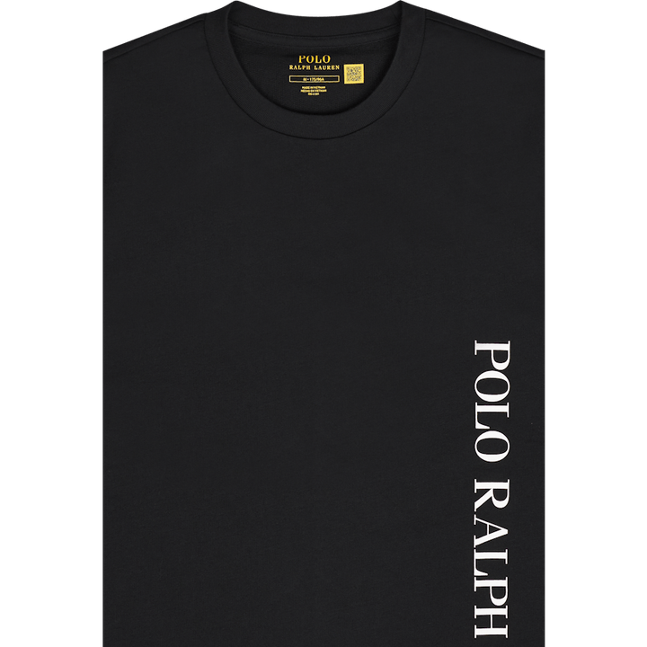 Loop Back Jersey Sleep Top Polo Black