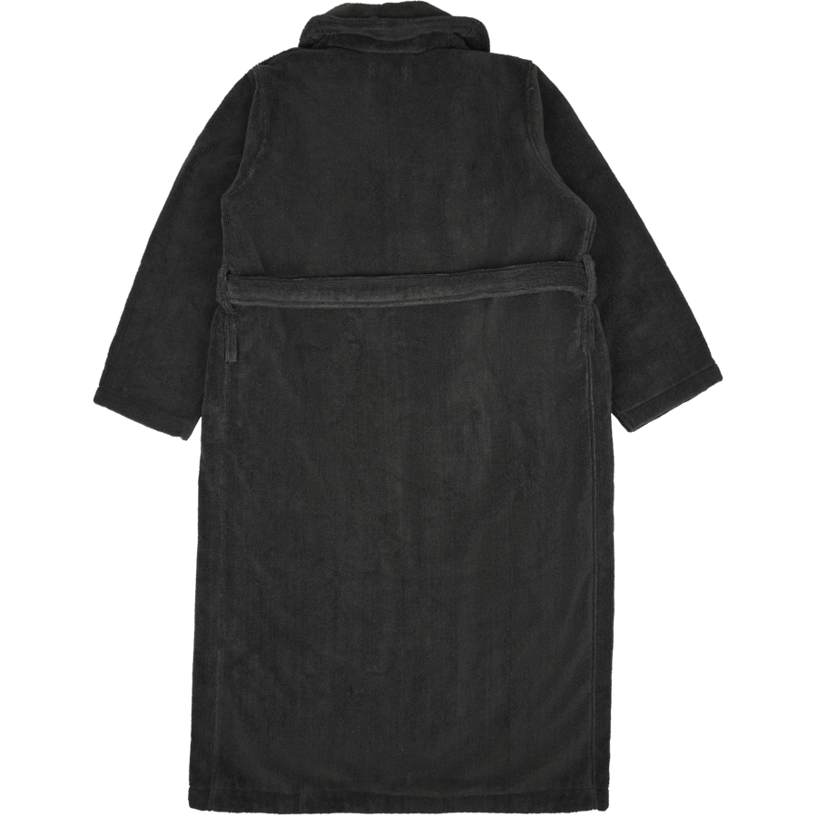 Shawl-Collar Terry Robe Dark Slate