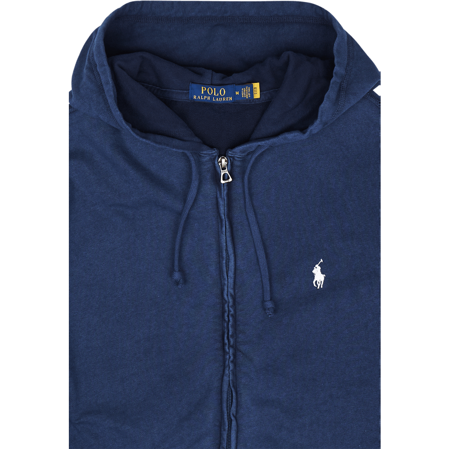 Spa Terry Full-Zip Hoodie Newport Navy