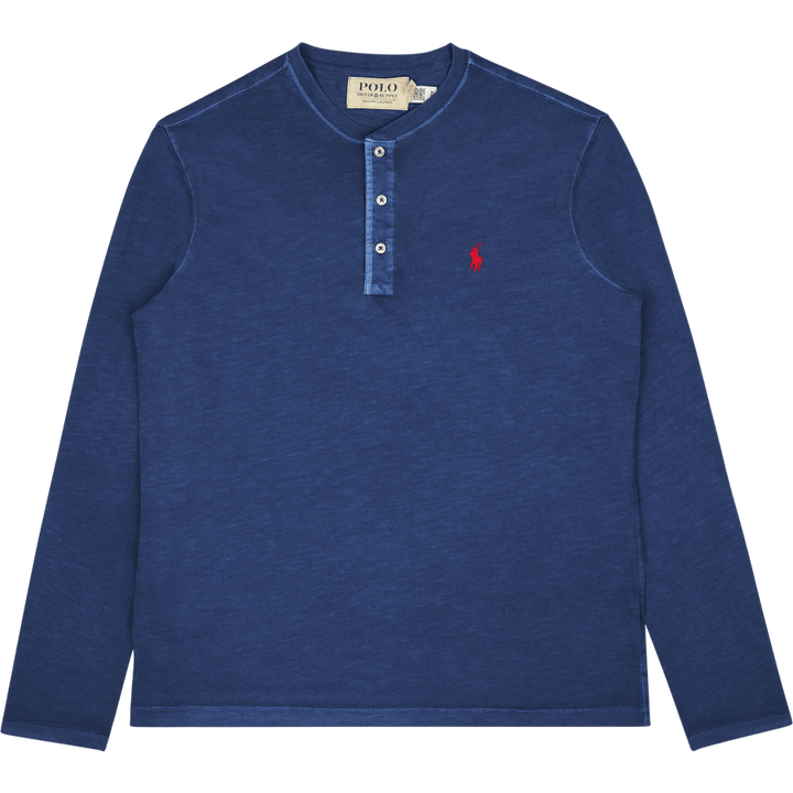 Slub Jersey Henley Shirt Old Royal