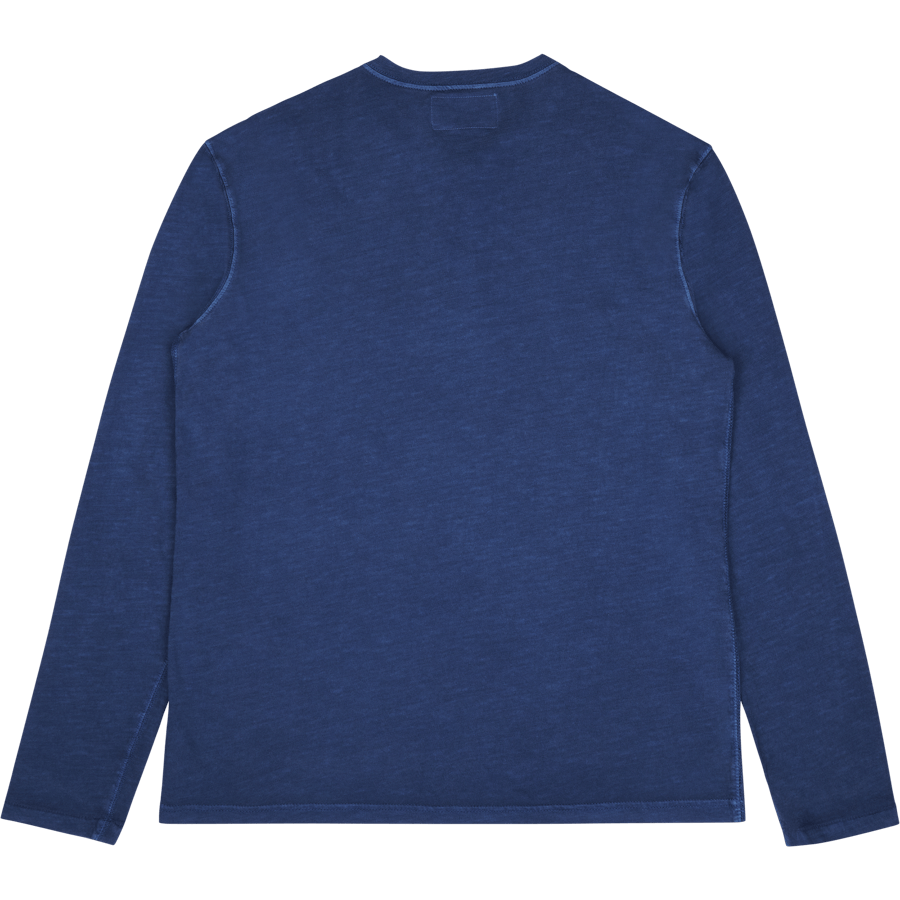 Slub Jersey Henley Shirt Old Royal