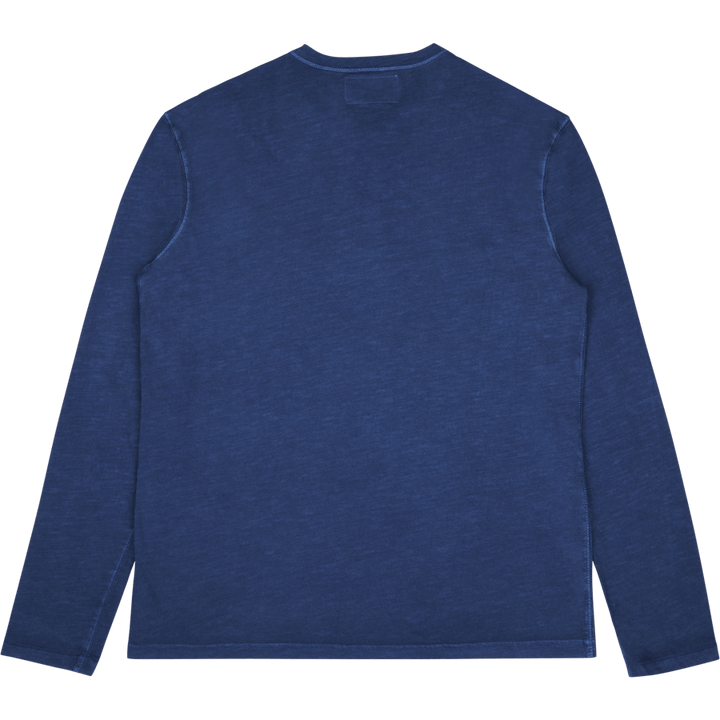 Slub Jersey Henley Shirt Old Royal