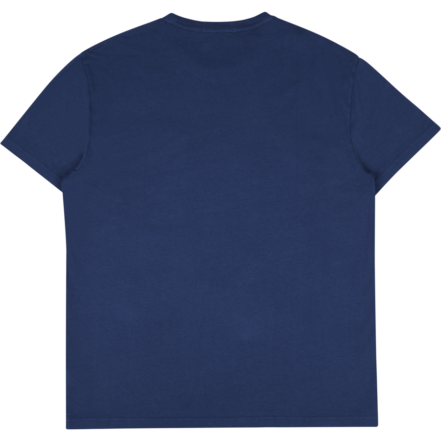 Classic Fit Cotton-Linen Pocket T-Shirt Light Navy