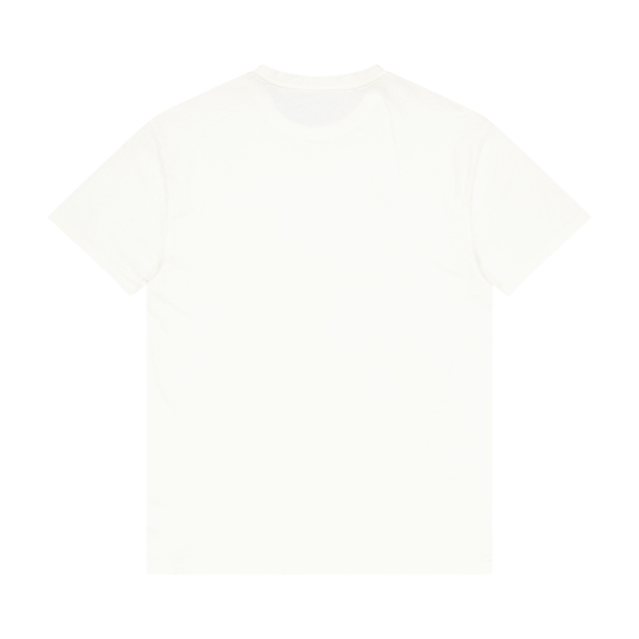 Classic Fit Cotton-Linen Pocket T-Shirt Antique Cream