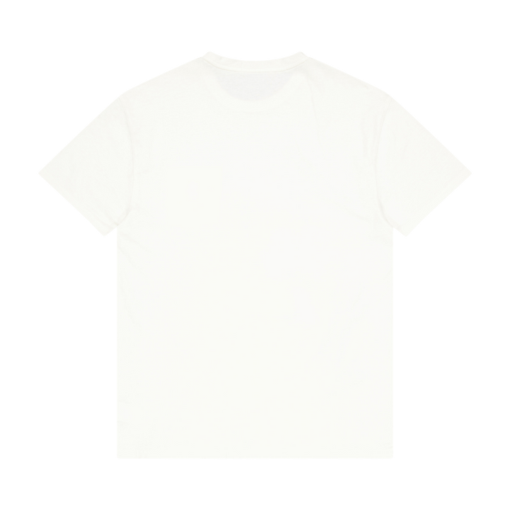 Classic Fit Cotton-Linen Pocket T-Shirt Antique Cream