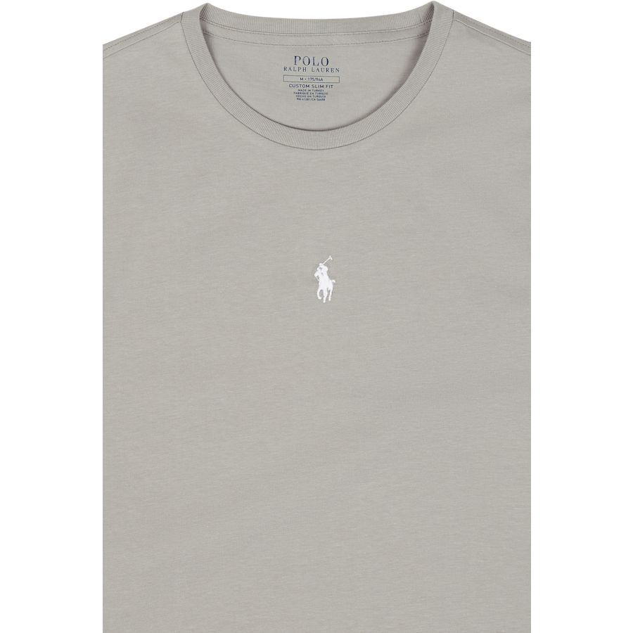 Custom Slim Fit Jersey T-Shirt mit Rundhalsausschnitt Grey Fog