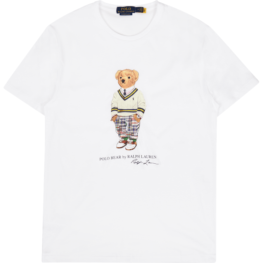 Polo Ralph Lauren Custom Slim Fit Crew Neck T-sh Sp23  Prp Hptn Bear