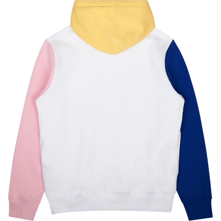 Polo Bear Color-Blocked Fleece Hoodie Sp23 White Mlt Prp Hptn Bear
