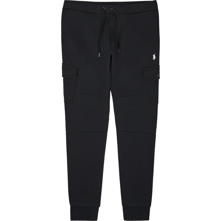 Polo Cargo Jogger Pant a doppia maglia nero