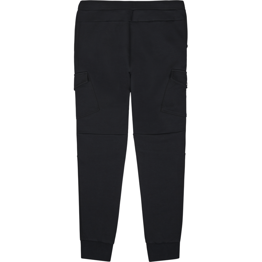Polo Cargo Jogger Pant a doppia maglia nero